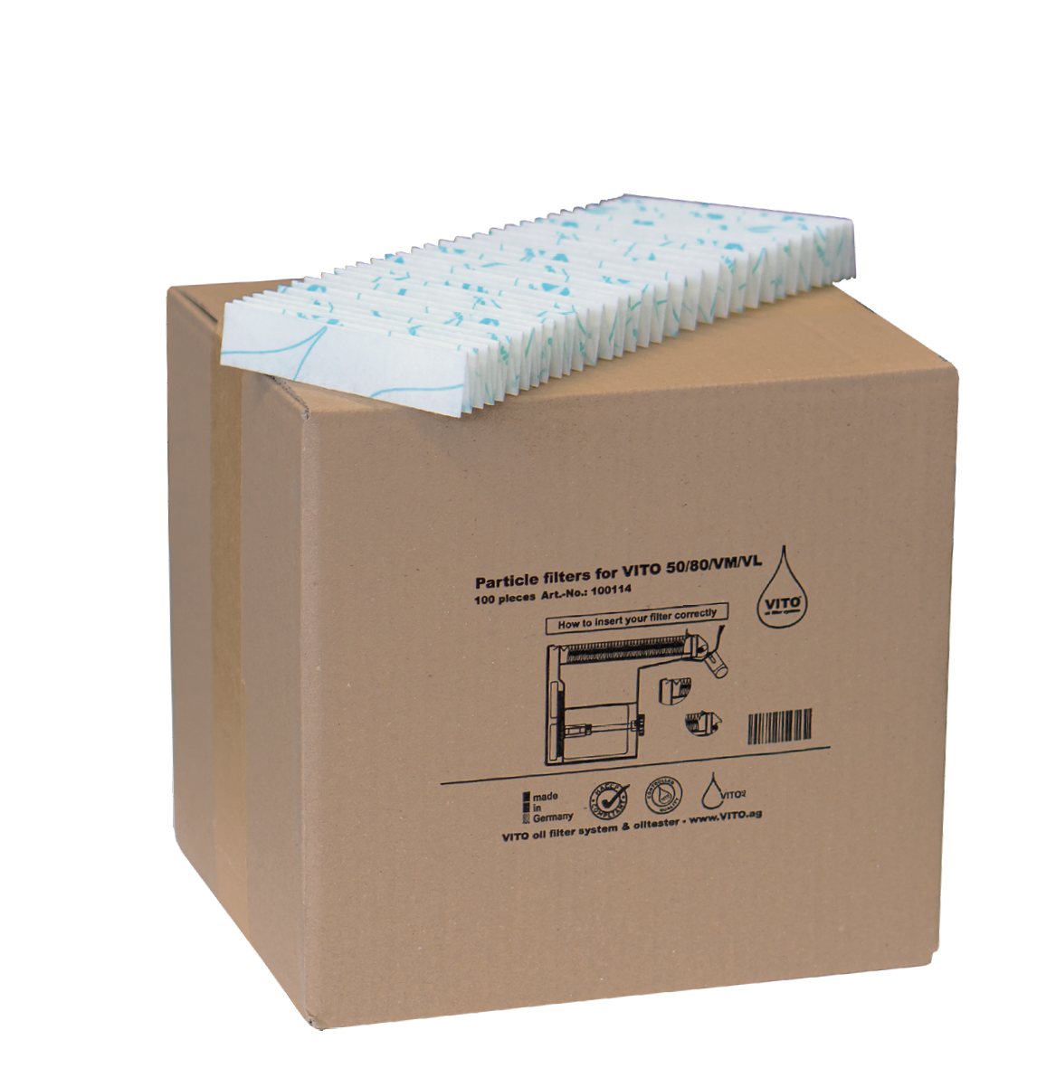 VITO VM/V50/ VL/V80 Particle Filters (100pc)